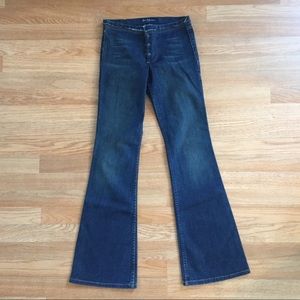 Earl Jeans Flare/Wide Leg dark wash mid-rise